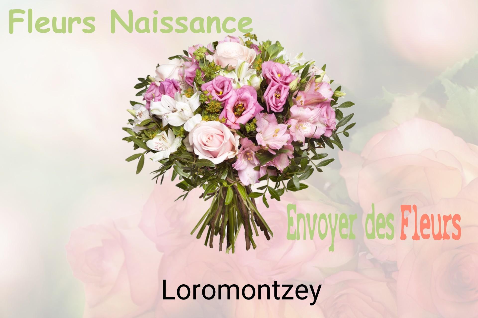 Bouquet de fleurs de naissance livré à Loromontzey